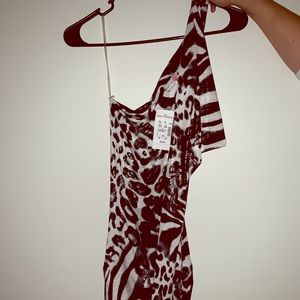 off the shoulder mini dress